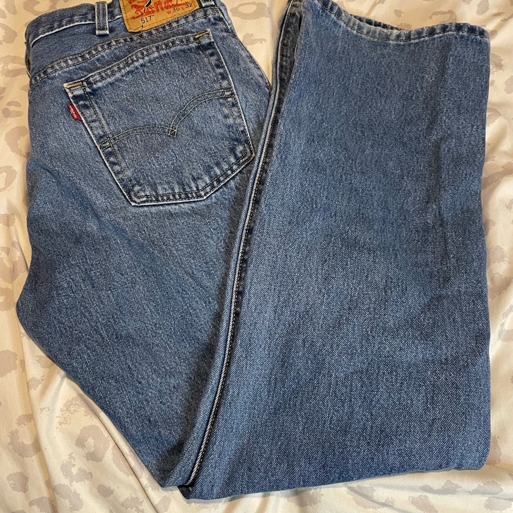 Levi's 517 Bootcut Men's Blue Jeans
